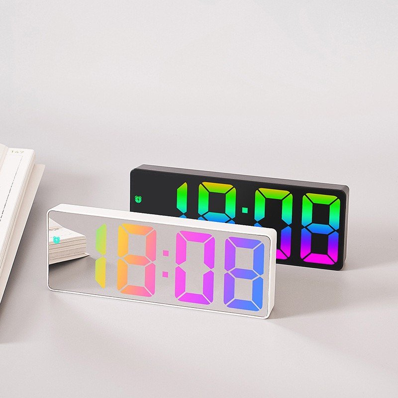 Light Number Clock LED Digital Alarm Clock Large Number Electronic Clock