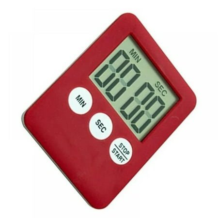 Lloopyting Timex bedroom clocks with red digital numbers Aimilar multi-functional digital timer clock - large display Gym timer large Digital Kitchen Timer & Stopwatch Large Display Digits Simple Oper