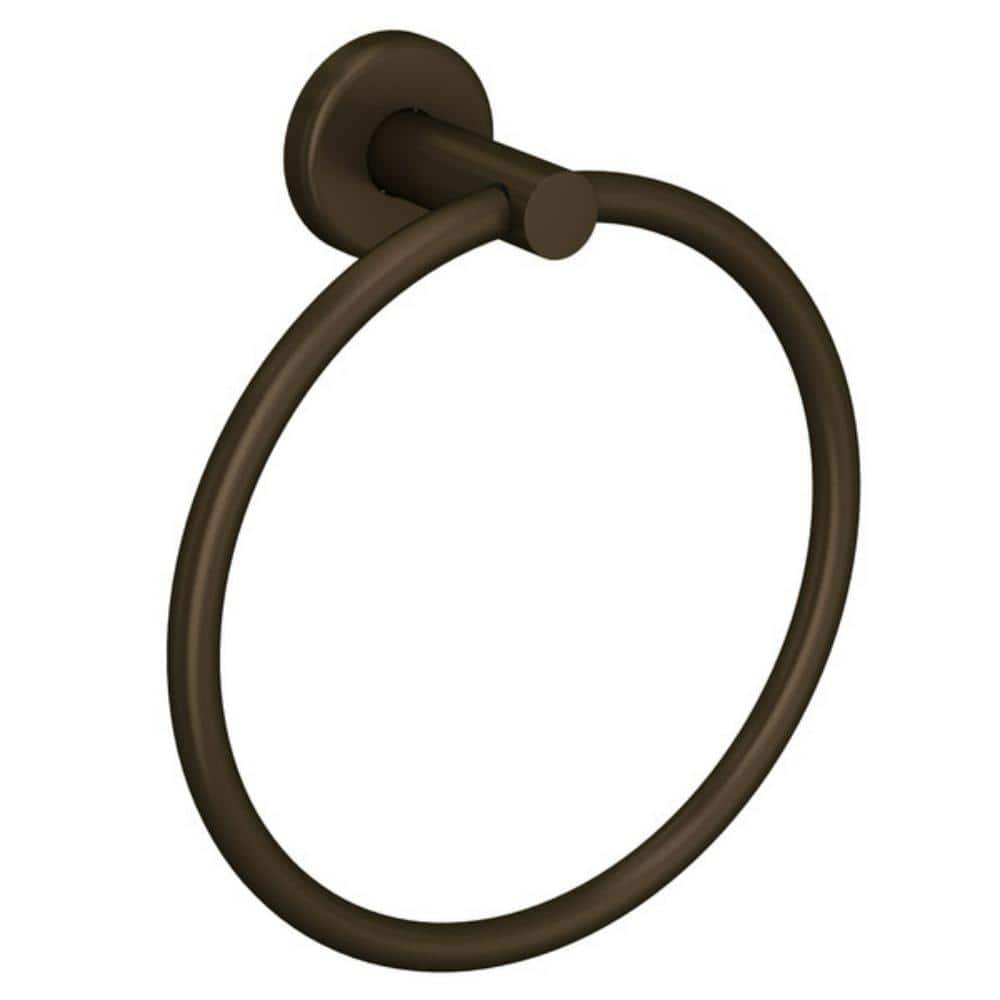 Lombardia Wall Mounted Towel Ring in Tuscan Brass
