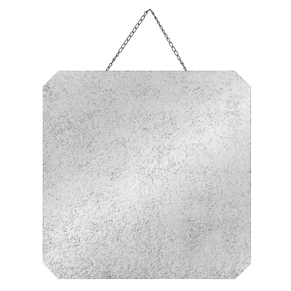 Medium Square Hooks Mirror (22 in. H x 1 in. W)