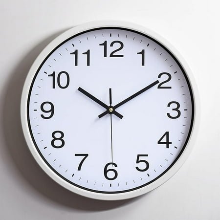 Metal stainless steel silent wall clock creative fashion living room aluminum wall clock-style 1