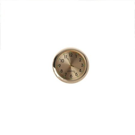 Mini Dashboard Clock, Car Vent Magnetic Analog Timepiece, Luminous Dial Pocket Watch, Motorcycle Decor Travel Alarm
