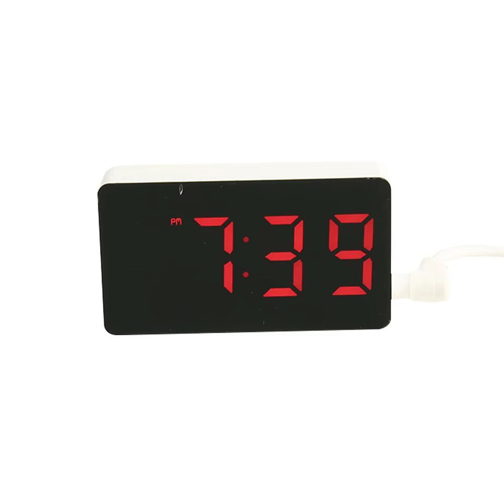 Mini LED Electronic Clock Mirror Watch Smart Small Alarm Clock Desk Digital Mini
