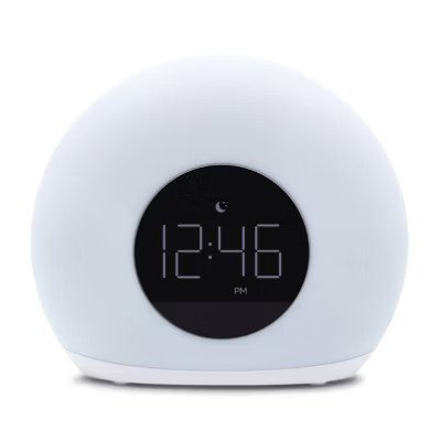 Moon Glow Alarm Table Clock with Color Changing Light - Capello