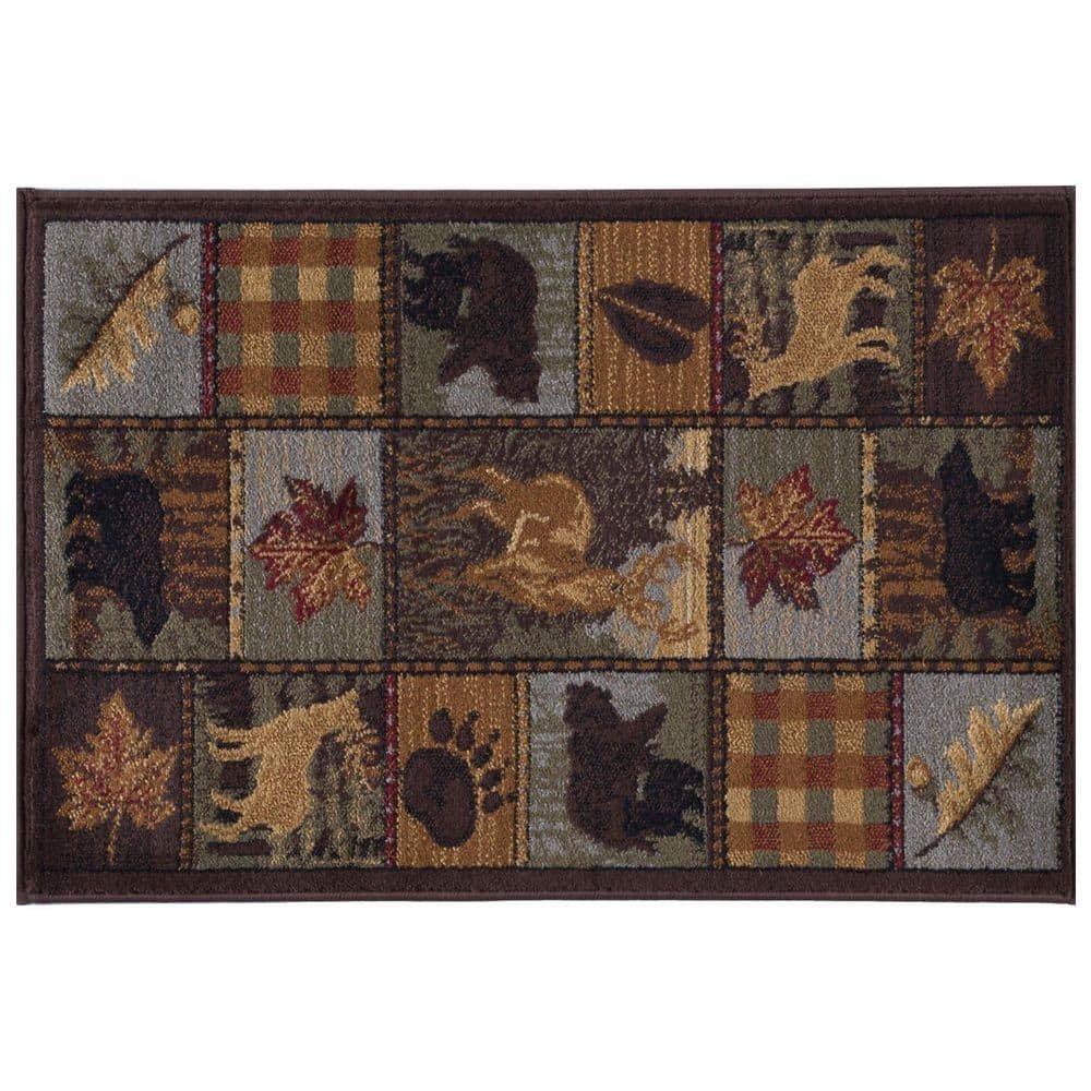 Nature Lodge Multi-Color 2 ft. x 3 ft. Indoor Area Rug