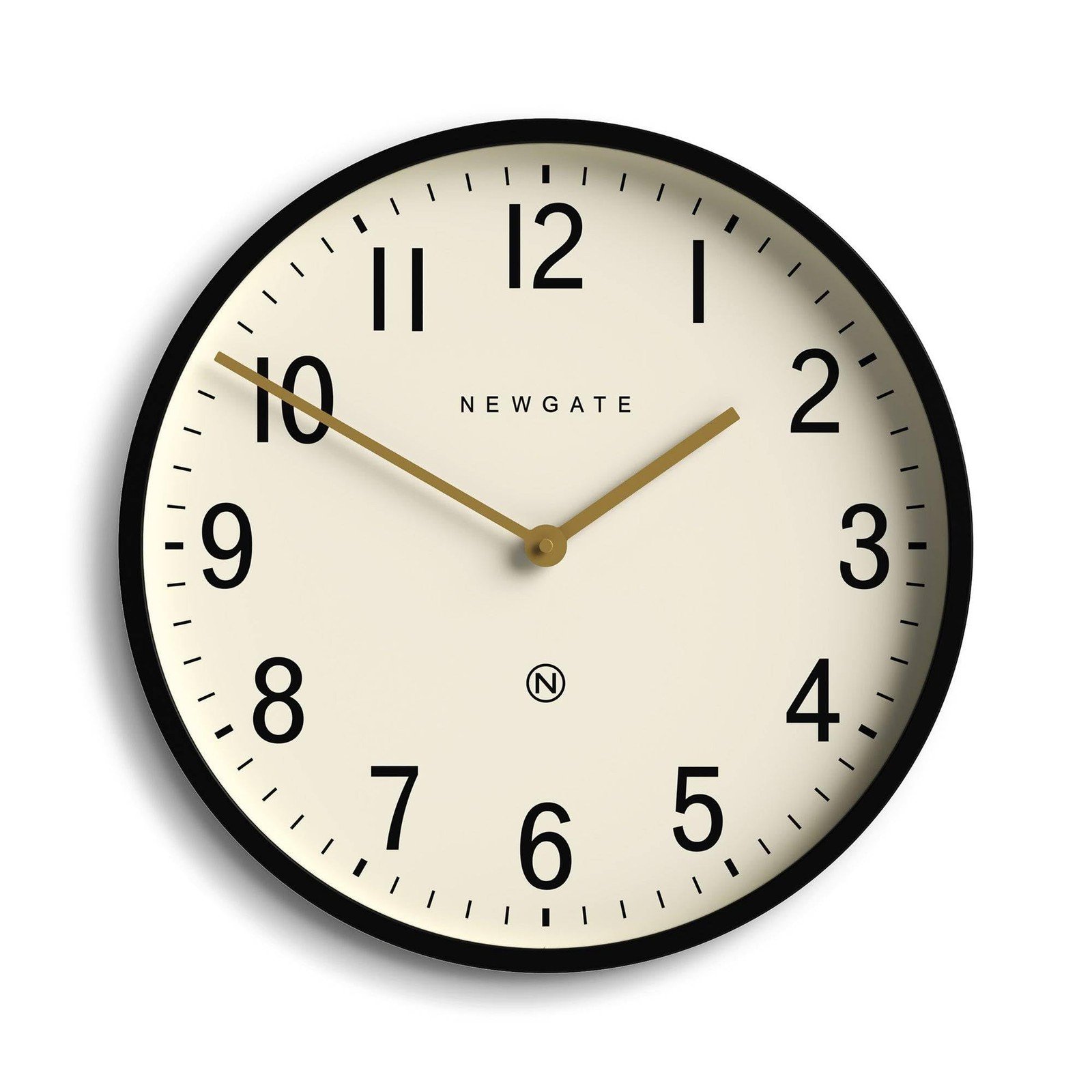NEWGATE® Universal Wall Clock | Large Metal Modern Classic Clock | 17 inch | ...
