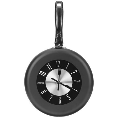 OFFIGAM Rustic Wall Clock Frying Pan Wall Clock Family 1Pack