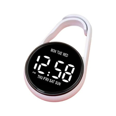 Pocket Electronic Digital Clock For Students Includes Touch screens Watch Waterproof Feature Night lights for Student
