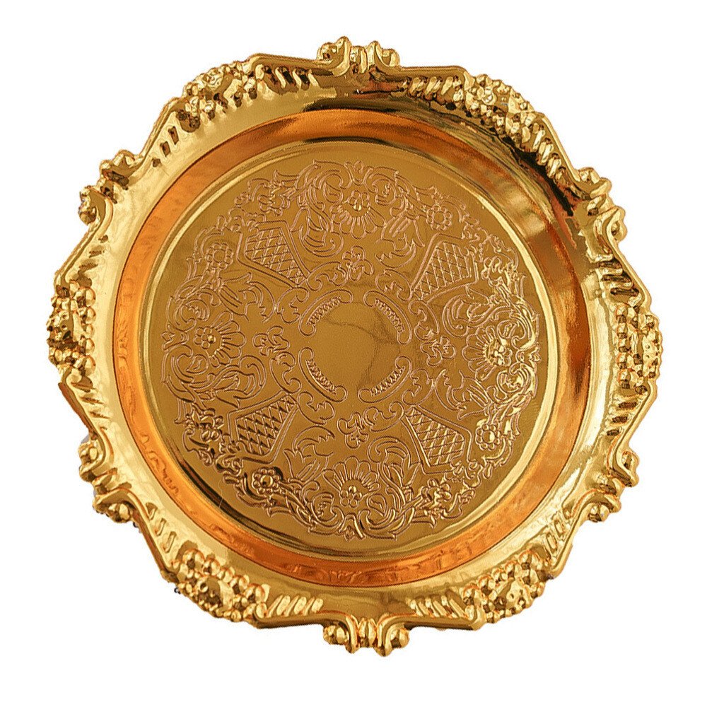 Retro Desktop Candle Tray Earring Trinket Tray Valet Tray Countertop Organizer