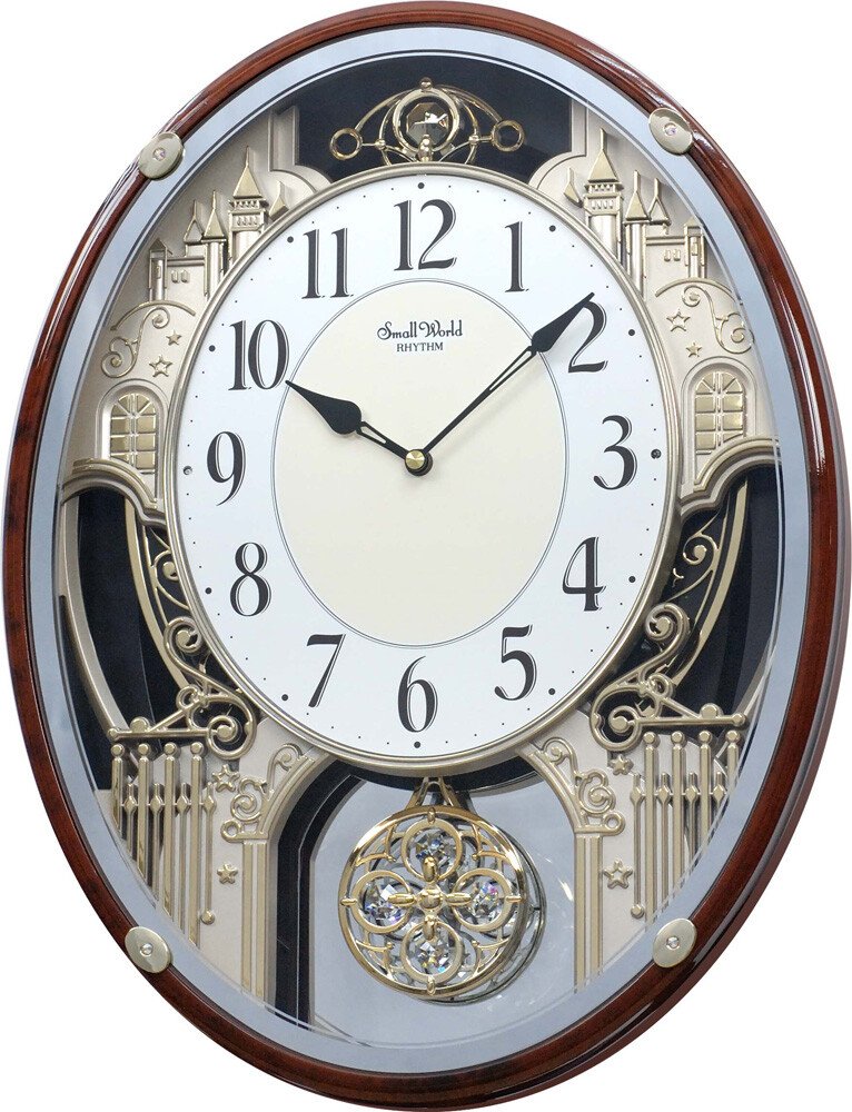 Rhythm Clocks Chateau Musical Motion Clock (4MH865WD23)