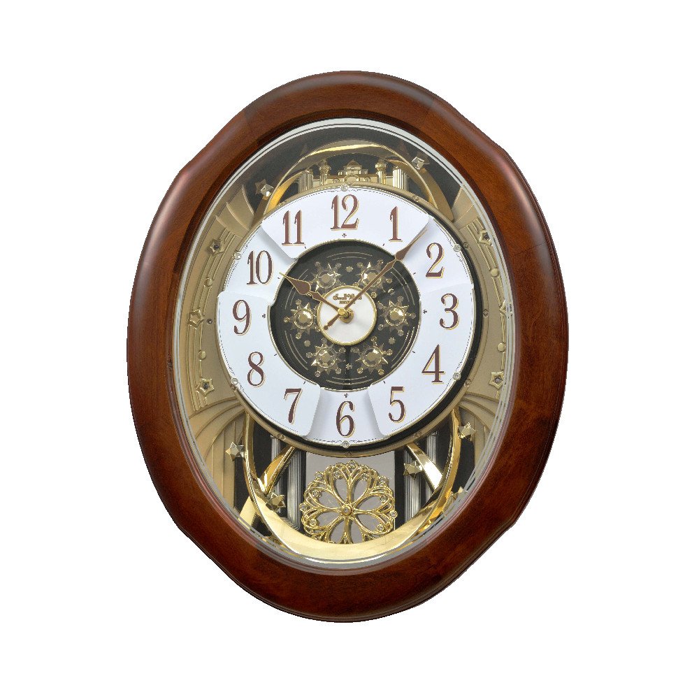 RHYTHM Magnificent Musical Clock (4MH884WD06)