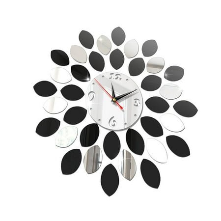ROSENICE 1Pcs Modern Fruit Clock Plastic Fashionable Wall Clock for Interior Designers