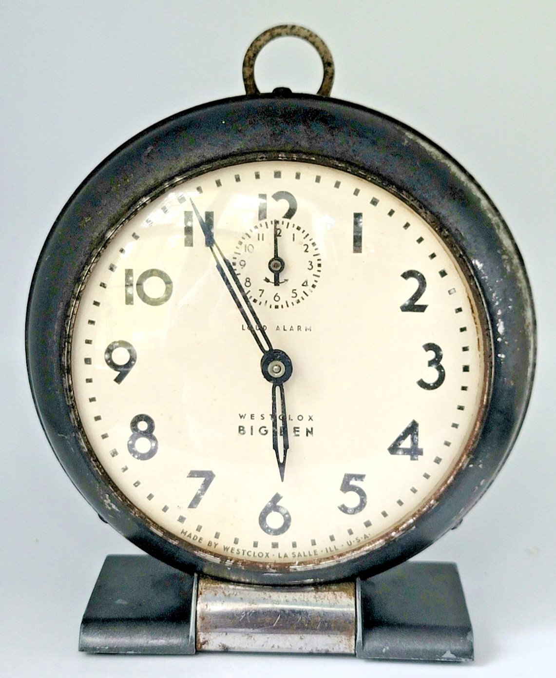 S01: Vintage Westclox Big Ben Alarm Clock – Keeps Time w/ Working Loud Alarm
