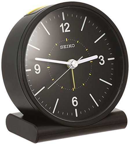 Seiko Clock Seiko Clock Alarm Clock Radio Analog Black KR328K SEIKO