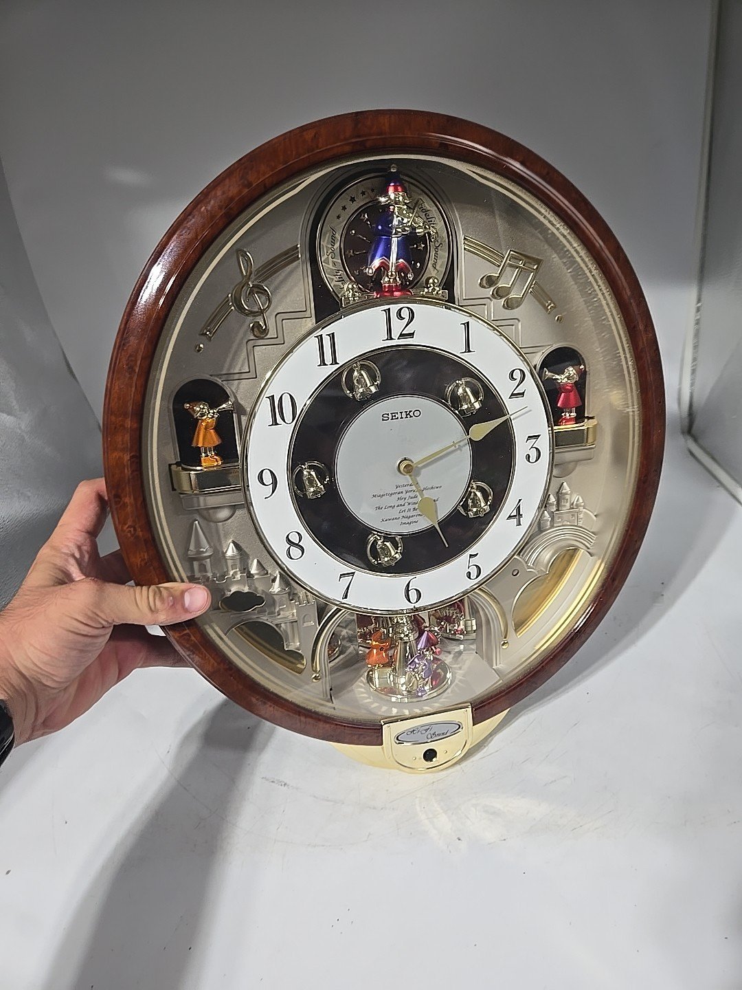 Seiko Musical Clock Special Collector's Edition Christmas Melodies *tested *