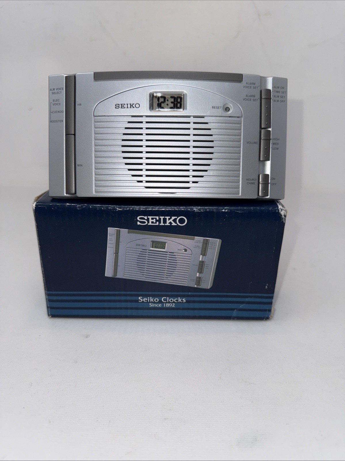 Seiko Talking Alarm Clock QHLO14SL