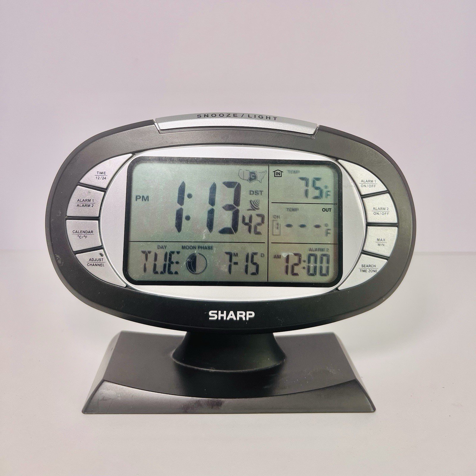 SHARP Digital Atomic Alarm Clock SPC315