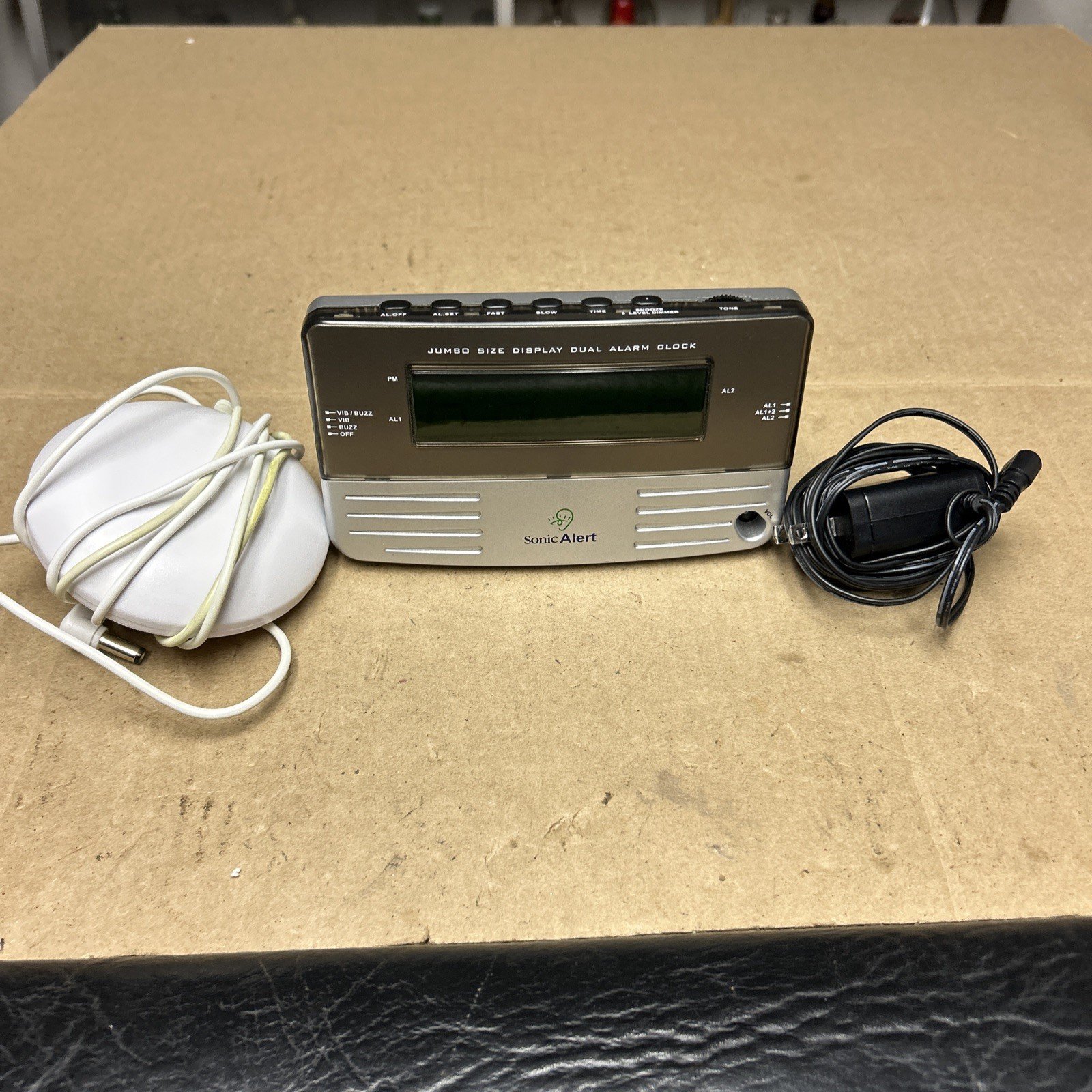 Sonic Alert Sonic Boom Alarm Clock Bed Shaker & Extra Loud Alarm SB200SS