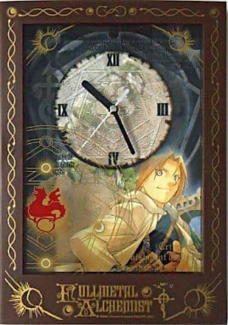 Square Enix FullMetal Alchemist Edward Elric Wall Clock 2005 Analog SG145 New