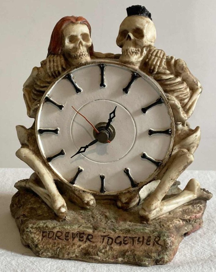 Summit Collection FOREVER TOGETHER Skeleton Clock ( Works) Gothic