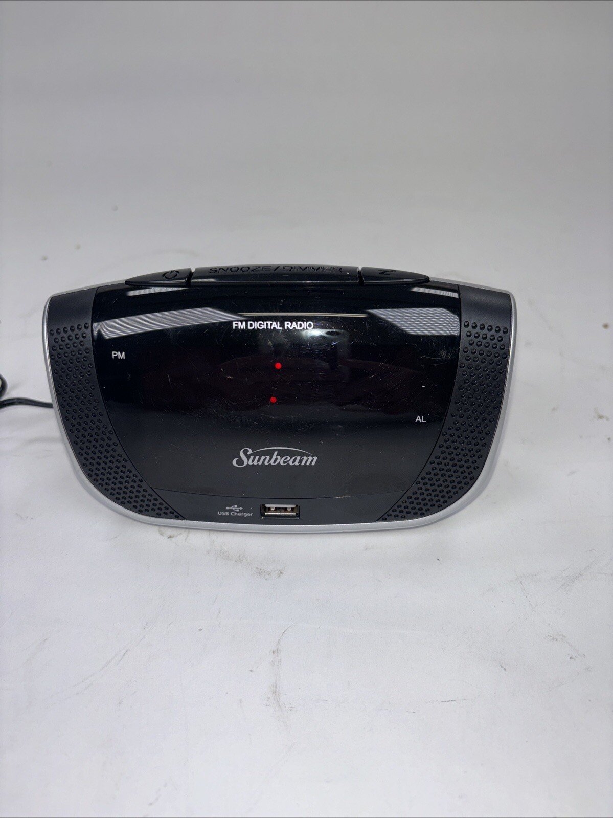 Sunbeam FM Digital Radio Alarm Clock Radio, Easy to Read