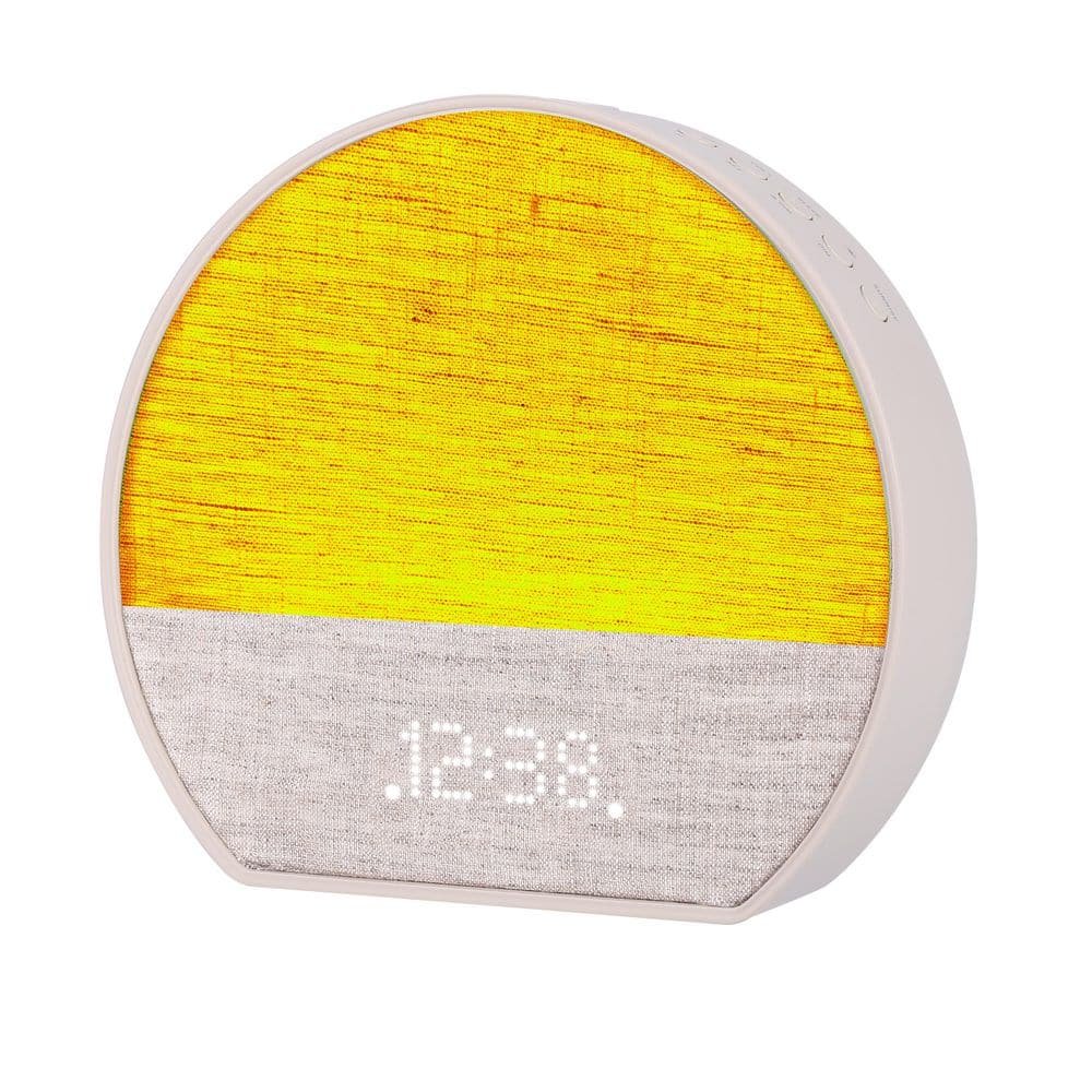 Sunrise SmartSet Dual Alarm Clock with White Noise, 8-Color Dimmable LED, Bluetooth...