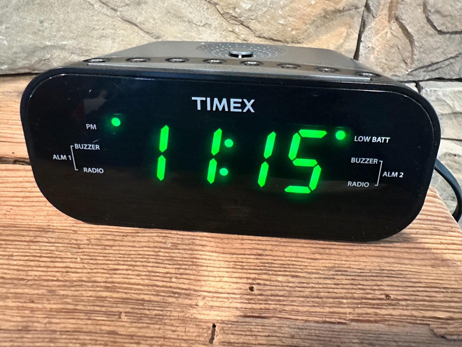 TIMEX AM/FM Dual Alarm Clock Radio T231-A-B With Great Features Tested & Working