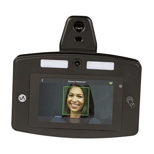 Touch-Free Voice Control and Facial Recognition Time Clock with Temperature