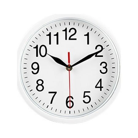 Trayknick Quartz Clock for Seniors Silent Wall Clock for Peaceful Environment Quartz Clock Stylish Durable Wall Clock with Silent Sweep Second for Home for Ages