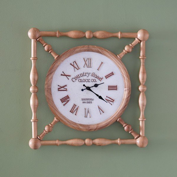 Unique Old Time Country Wall Hang Clock Home Decorative Collectible