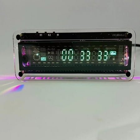 Vacuum Fluorescent Display Clock,VFD Clock,Geek Electronic DIY,Desktop Decoration,Car Decoration,Retro clock
