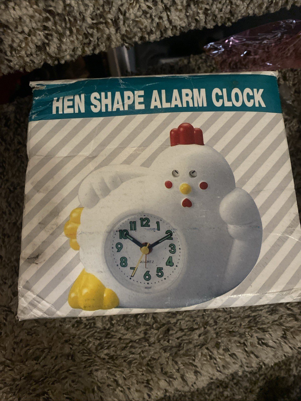 Vintage Original Rhythm Chicken Quartz Alarm Clock Made In Japan Working
