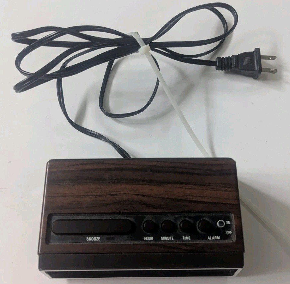 Vintage Westclox Digital Alarm Clock, Model 22651, Pre-Owned