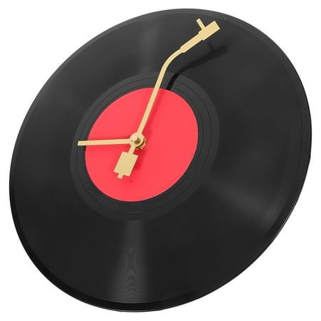 Vinyl Record Wall Clock Vintage Decor Office Supplies Wall Art Decor Funny Wall Clocks Office Clock Creative Wall Clock