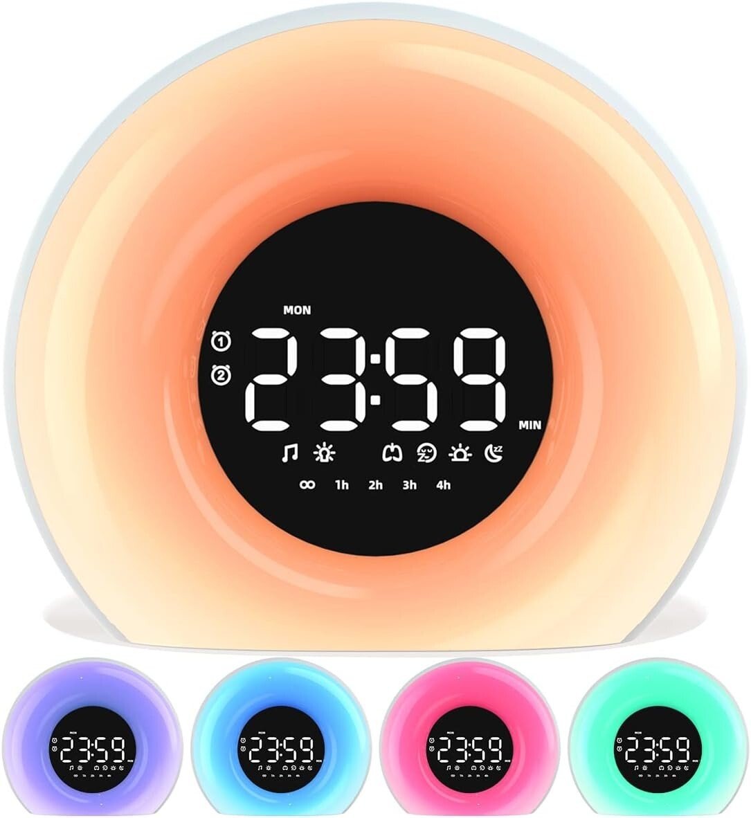 Wake Up Light Sunrise Alarm Clock with Sunrise Sunset Simulation 23 Nature