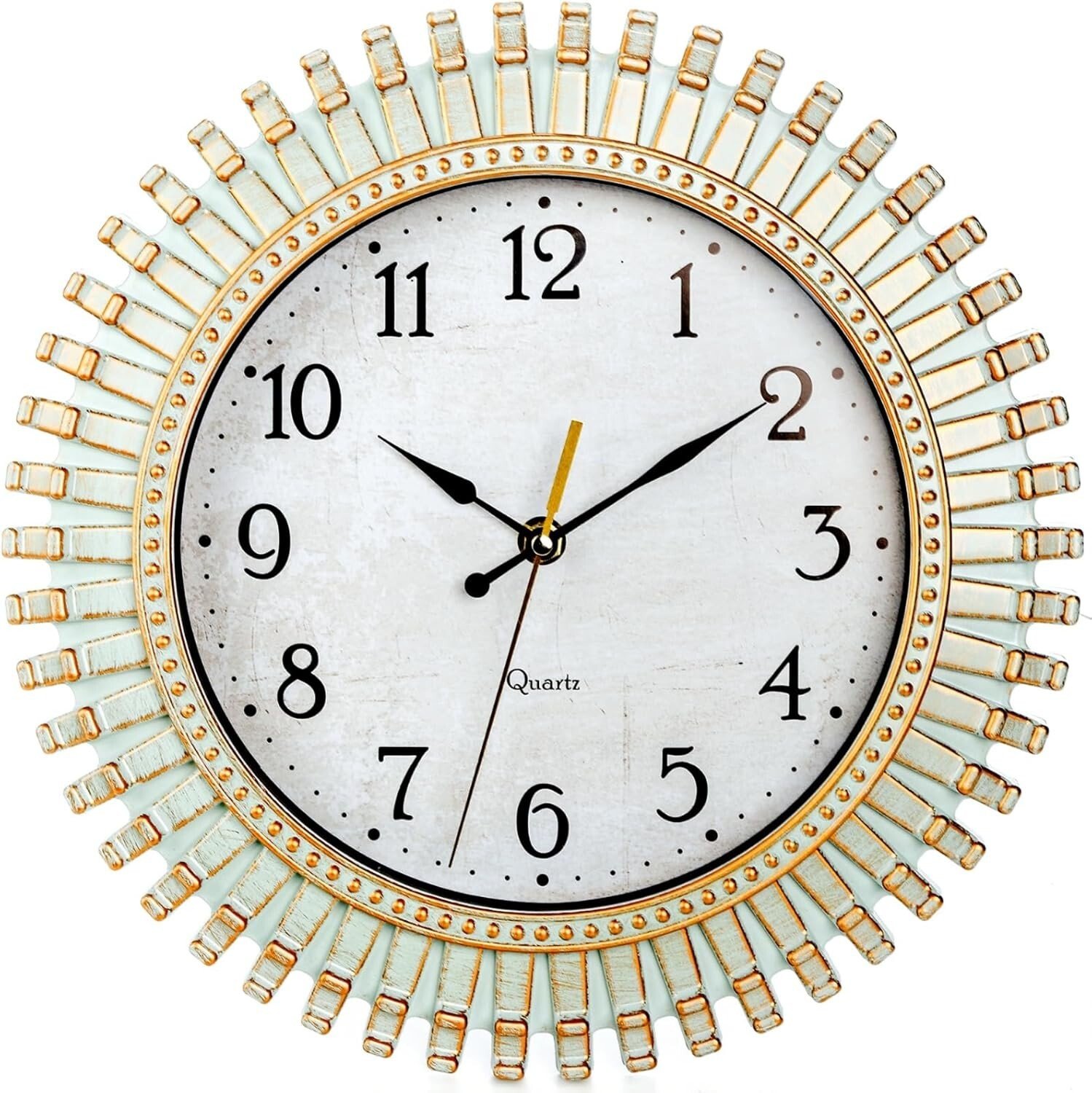 Wall Clock, Modern Small Wall Clocks Battery Operated 8 Inch, Silent Non-Ticking