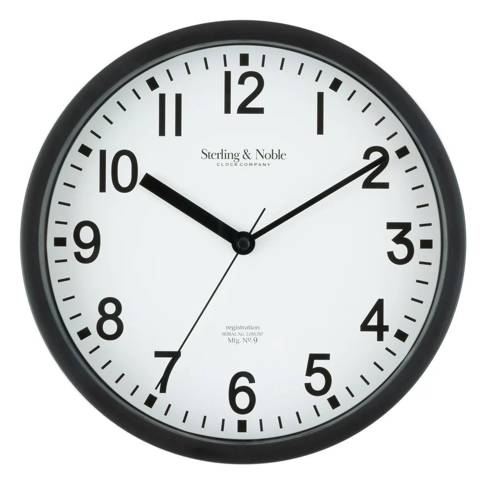 WALL CLOCKS Analog 8.78 Inch Round Choose Your Color