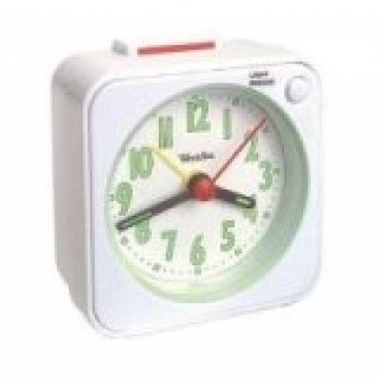 Westclox Gen Quartz Travel Alarm (White) White