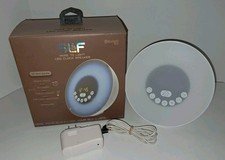 White Noise Nature Sounds Alarm Clock Sleep Speaker Bluetooth Works!
