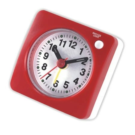 WINDLAND Sleekly Design Travel Alarm Clock Convenient Snoozes & Light Suitable For Travelers And Busy Professional Adventurers