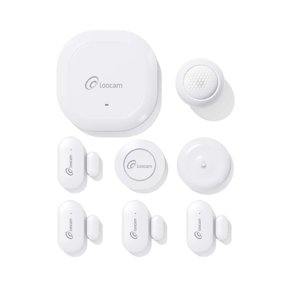 Wireless Home Security System 8-Piece, Smart Hub, Door Window Sensor, Water Leak...