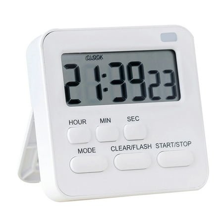 With Flash Timer Cooking Kitchen Sports Learning Games Alarm Clock Big Number Loud Alarm
