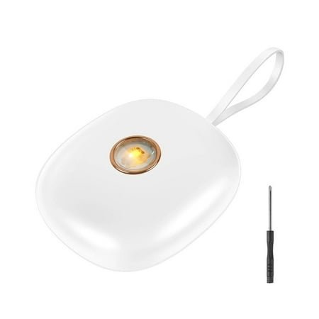 YJIN Vibration Alarm Clock Under Pillow Battery Operated Vibrating Bed Shaker with 2 Alarms Quiet Bed Shaker Alarm Clock