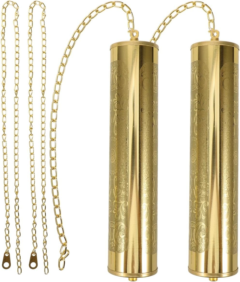 1Set Floor Clock Weight Replacement Iron Chain Hammer Decor Elegant Wall Clock Part for Home Improvement Accessory for Traditional Modern Interiors