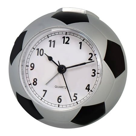 2024 Soccer Ball Alarm Clock Silent Table Clock 3d Football Shaped Bedside Clock Decorative Personalized Clock Boy Birthday Gift