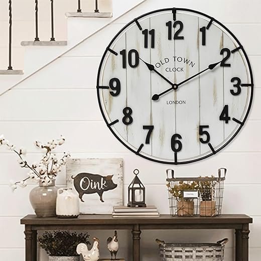 Top 8 Best Wood Farmhouse Wall Clocks