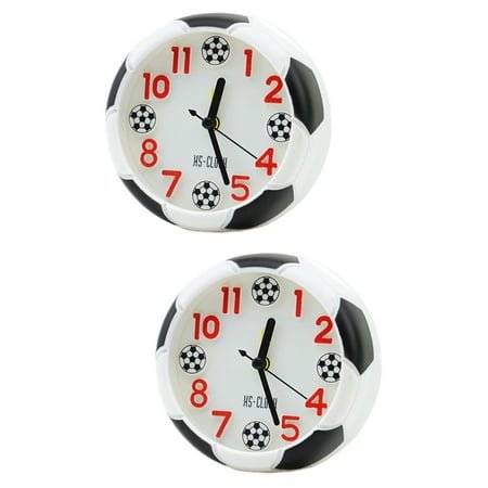 2 Pack Football Alarm Clock Soccer Digital Cool Desk Student