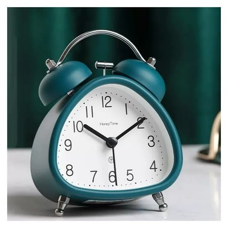 Alarm Clock Bedside Loud Alarm Clock for Deep Sleepers, 4.7'' Twin Bell Alarm Clock with Backlight for Bedroom and Home Decoration Clock for Bedrooms, Table, Home