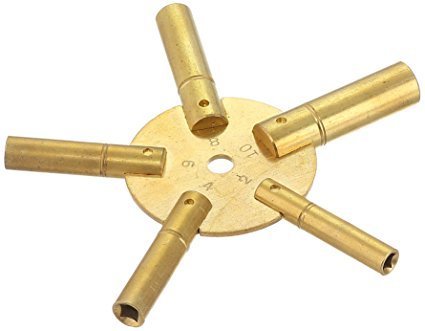 Brass Blessing Clock Winding Key - 5024