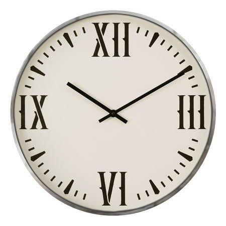 Clocks - 20 Round - Wall Clock - Black - White - Modern